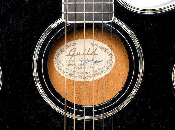 Guild Songbird Thin Body Acoustic Electric Black, 1990