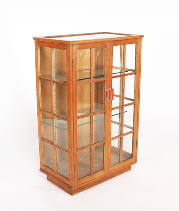 Enclosed on sale glass cabinet