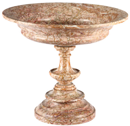 Bonhams : A 19th Century variegated marble tazza