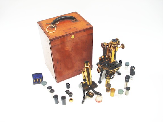 Bonhams A Watson And Sons Binocular Microscope Late 19th Century