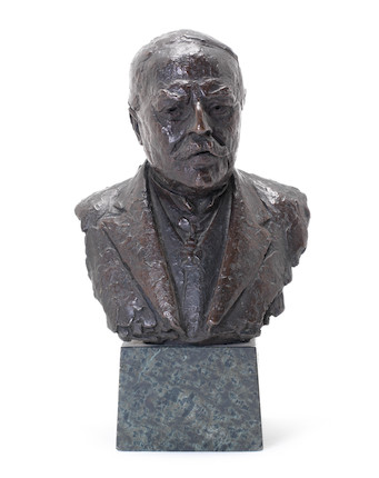 Bonhams : Donald Gilbert (1900-1961) A Bronze Bust of Sir Edward Elgar ...