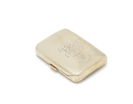 Bonhams : An Edwardian 9 Carat Gold Cigarette Case By Deakin & Francis 