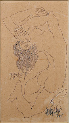 Bonhams : Sadequain (pakistan, 1923-1987) Sketches Untitled (sketches)