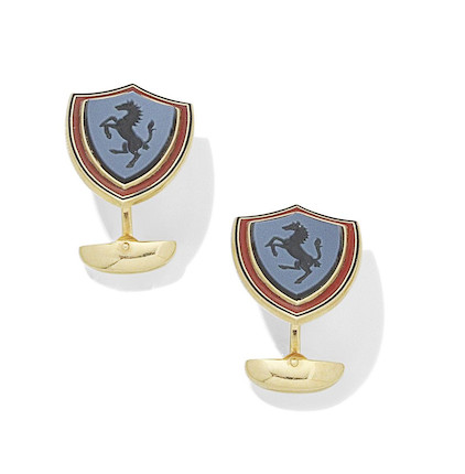 Ferrari Emblem Golden Cufflinks main image 1