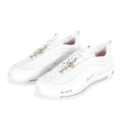 Bonhams : MSCHF x INRI A Pair of Nike Air Max 97 Jesus Shoes