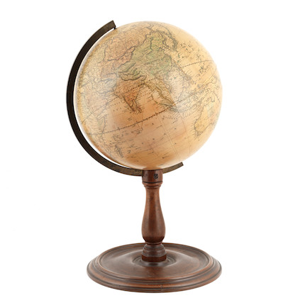 Bonhams : A Gilman Joslin 12-inch Terrestrial Globe On Stand, American 