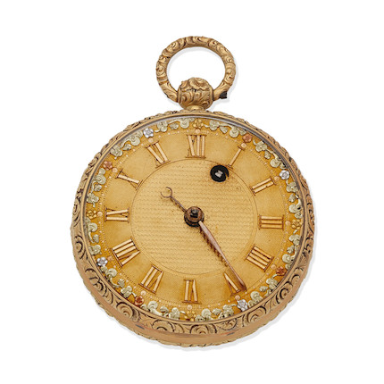 Bonhams : Cyrus Crew, Tetbury. An 18K gold key wind open face pocket ...