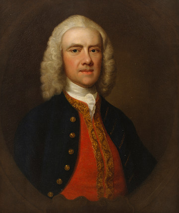 Bonhams : Circle Of Allan Ramsay (edinburgh 1713-1784 Dover) Portrait 