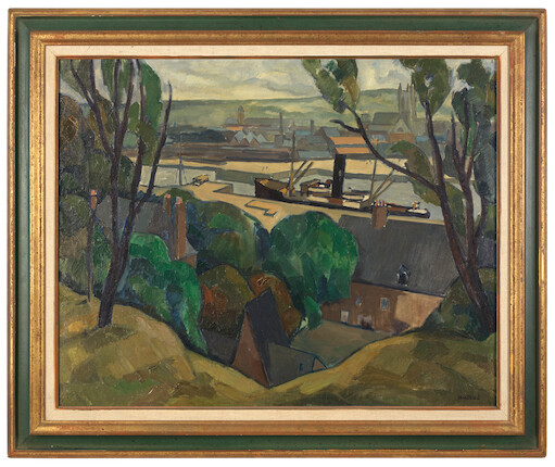Bonhams LOUISROBERT ANTRAL (18951939) Le port de Fécamp ()