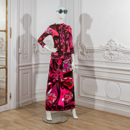 Emilio PUCCI, collection Prêt à Porter, circa 1965. Ensemble tun