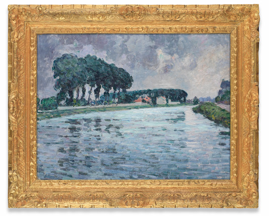 Bonhams : HENRI LEBASQUE (1865-1937) La Marne à Pomponne (Painted circa ...