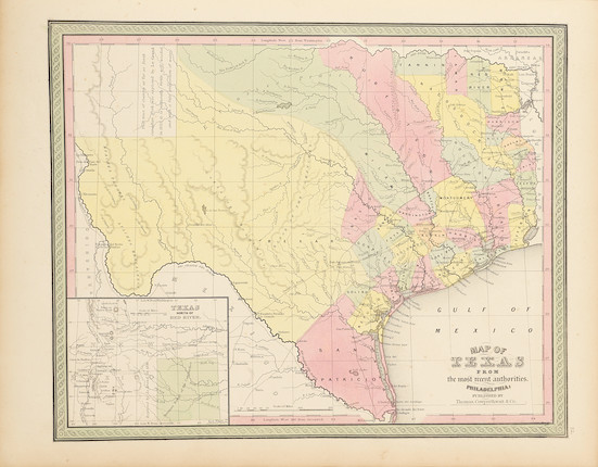 Bonhams : MITCHELL (SAMUEL AUGUSTUS) A New Universal Atlas Containing ...