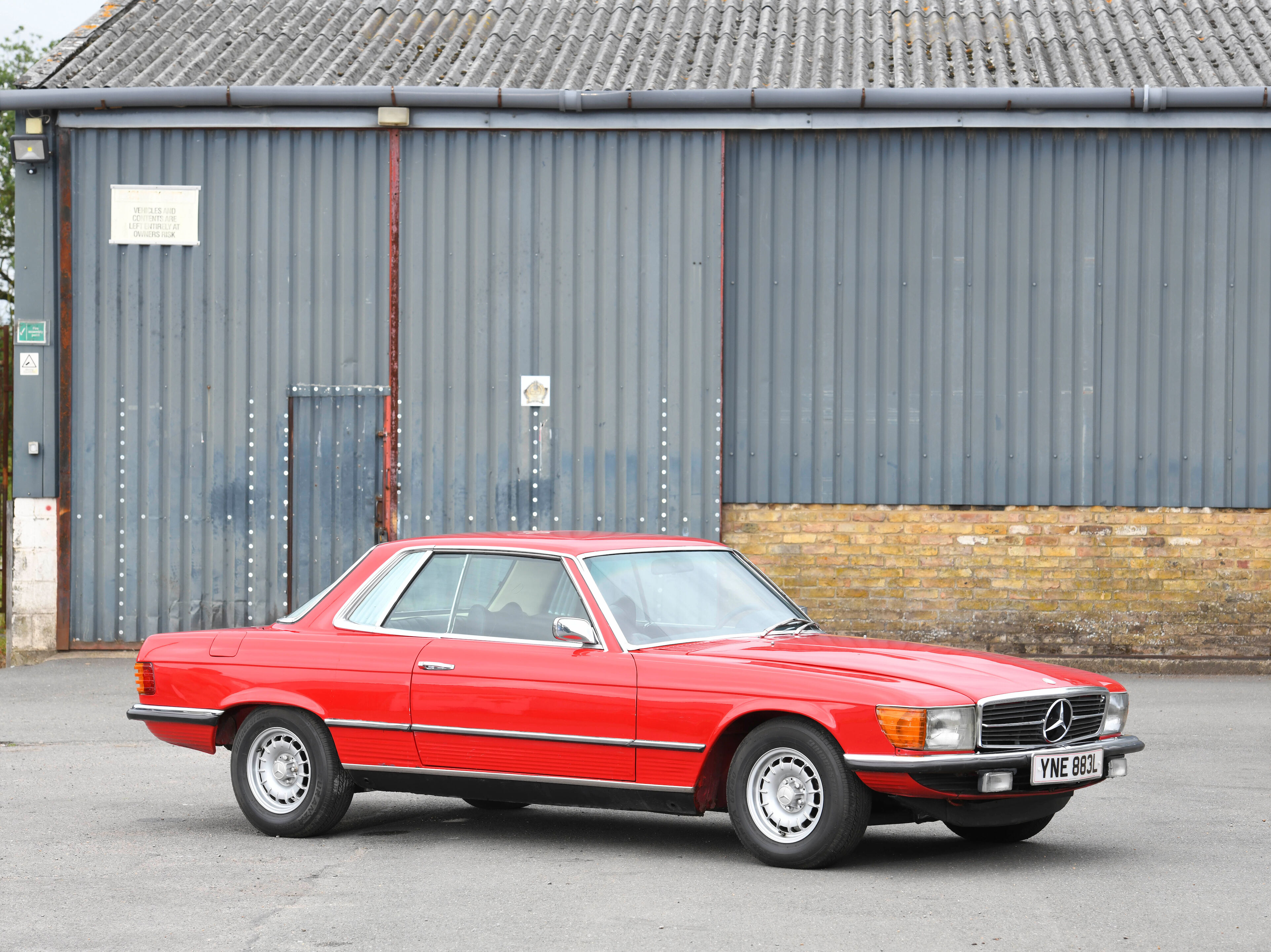 Tableau Toile Mercedes SLC (C107/W107) | Grand Format 250x80cm | Style Peinture - Neuf