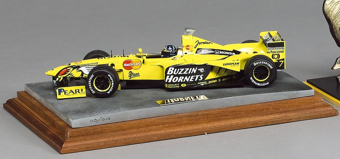 Bonhams Cars A 1:16 scale model of Damon Hill's 1999 Jordan