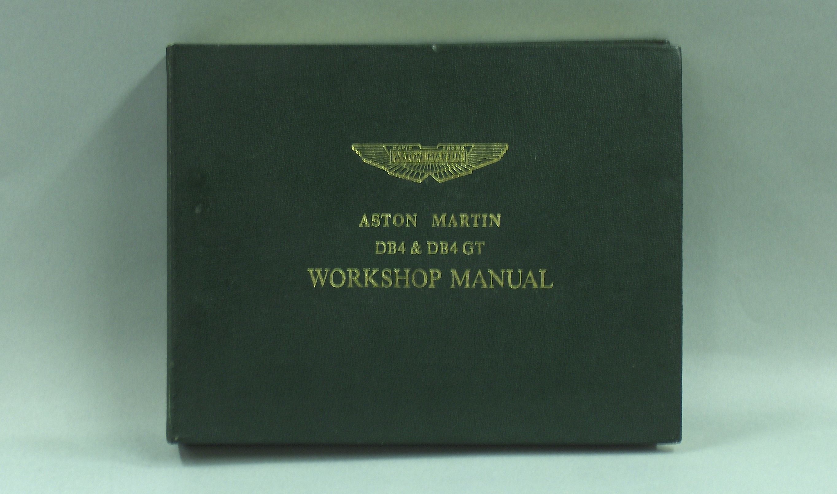 Bonhams Cars : An Aston Martin DB4/DB4GT Workshop manual,