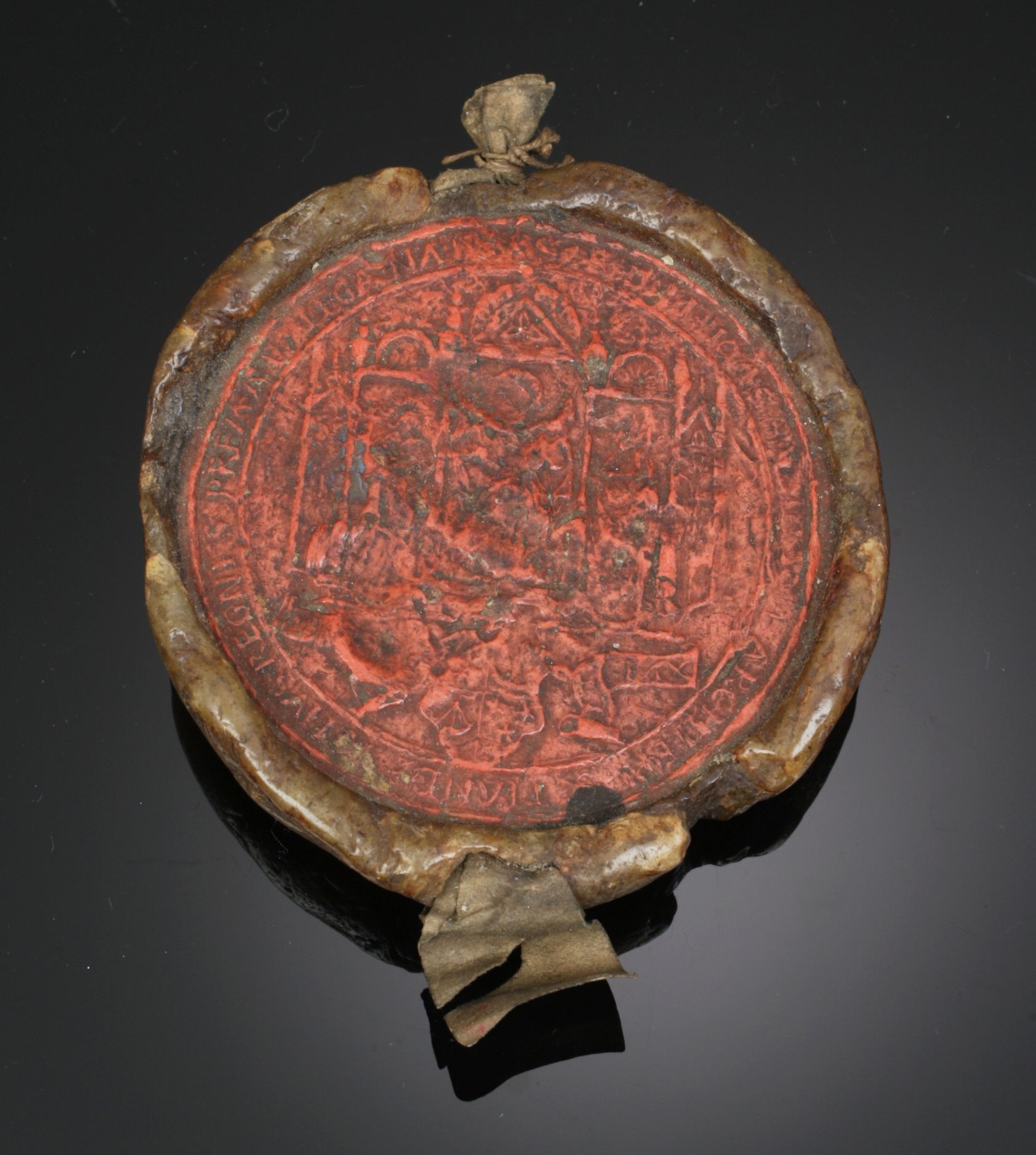Bonhams : The 16th century wax seal of the Archbishop of St Andrews