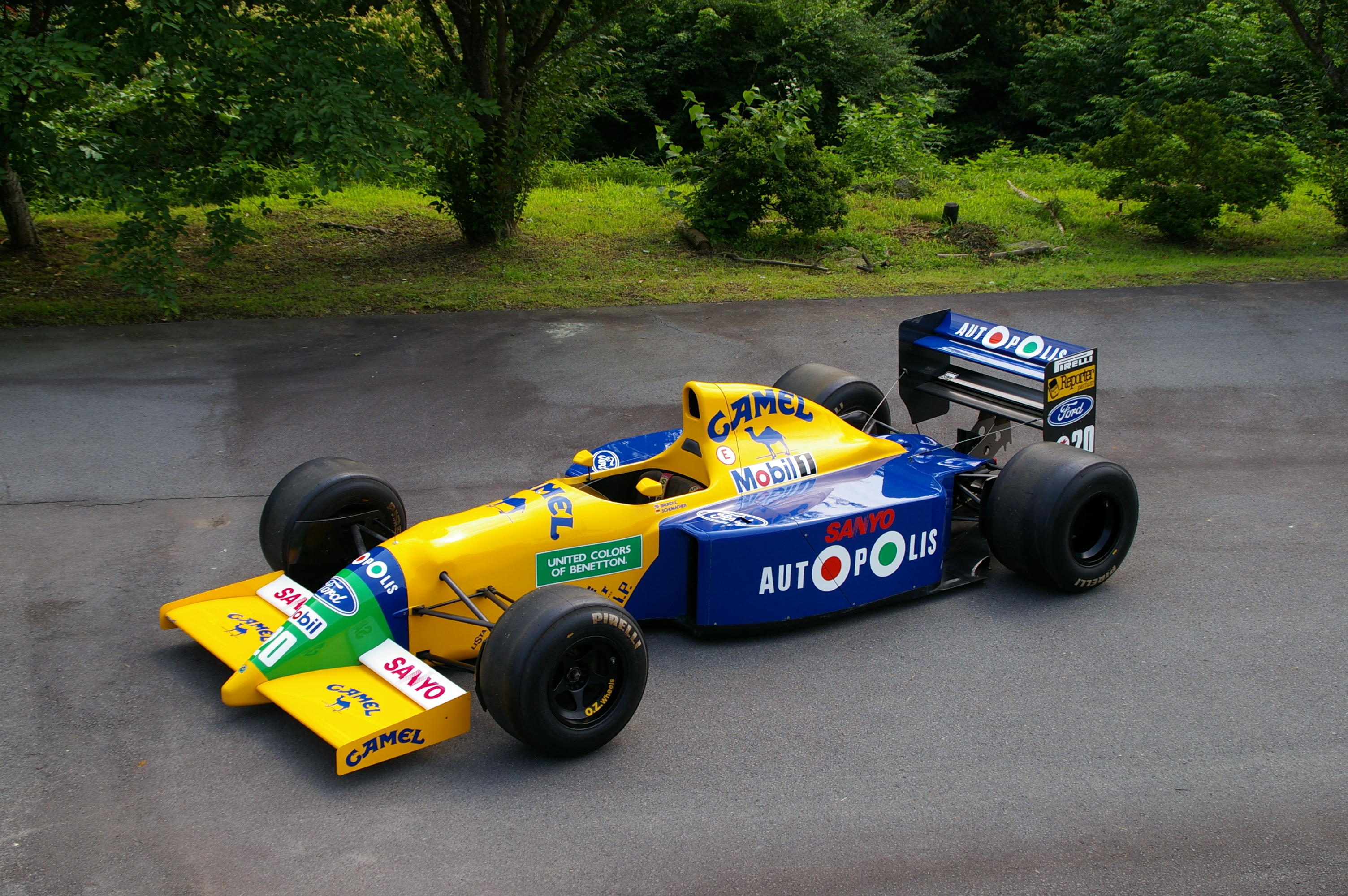 F1 Minicar 1/43 Benetone Ford B190 Nelson Pike JAPAN GP 1990