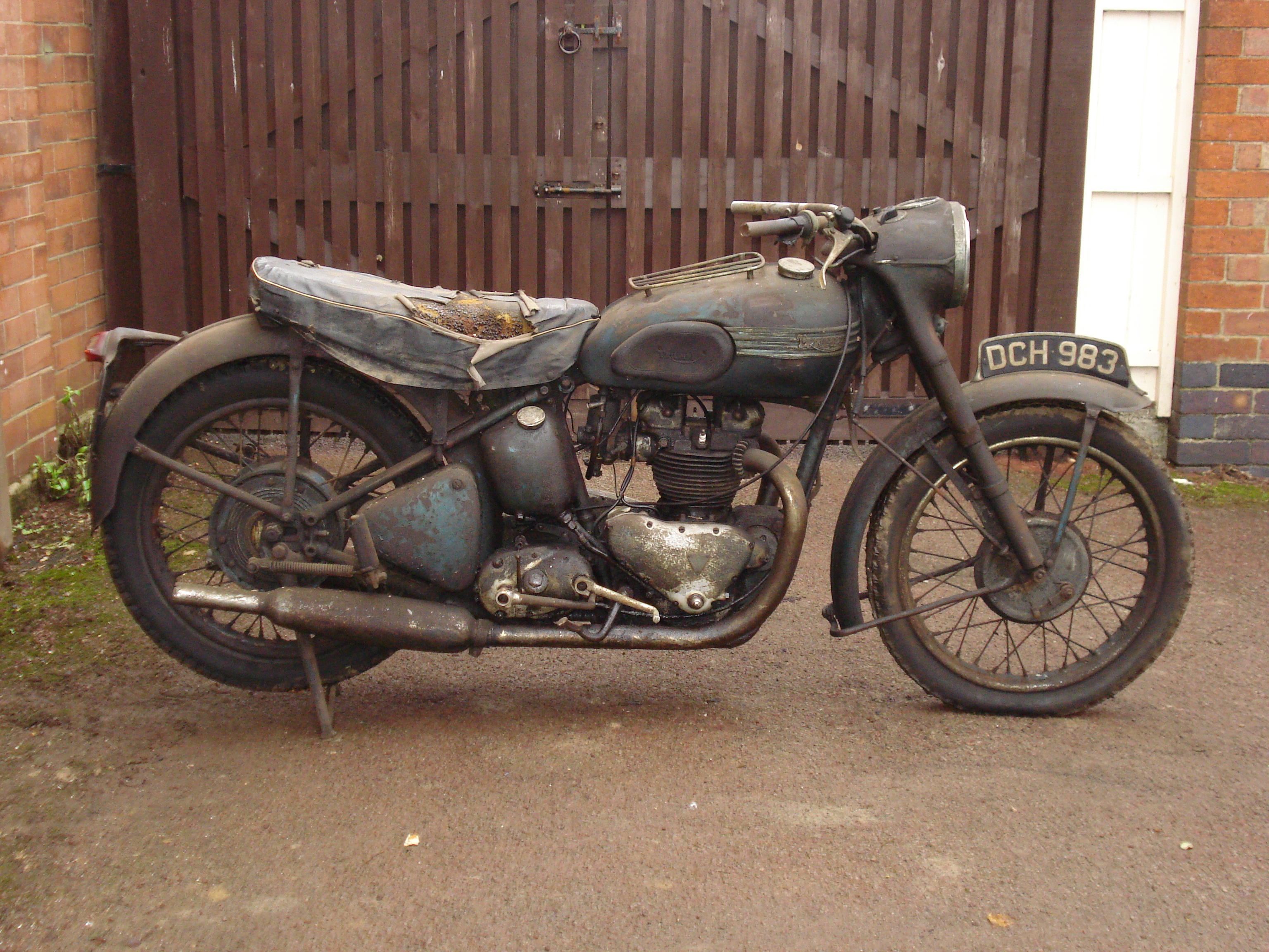 1952 shop triumph thunderbird