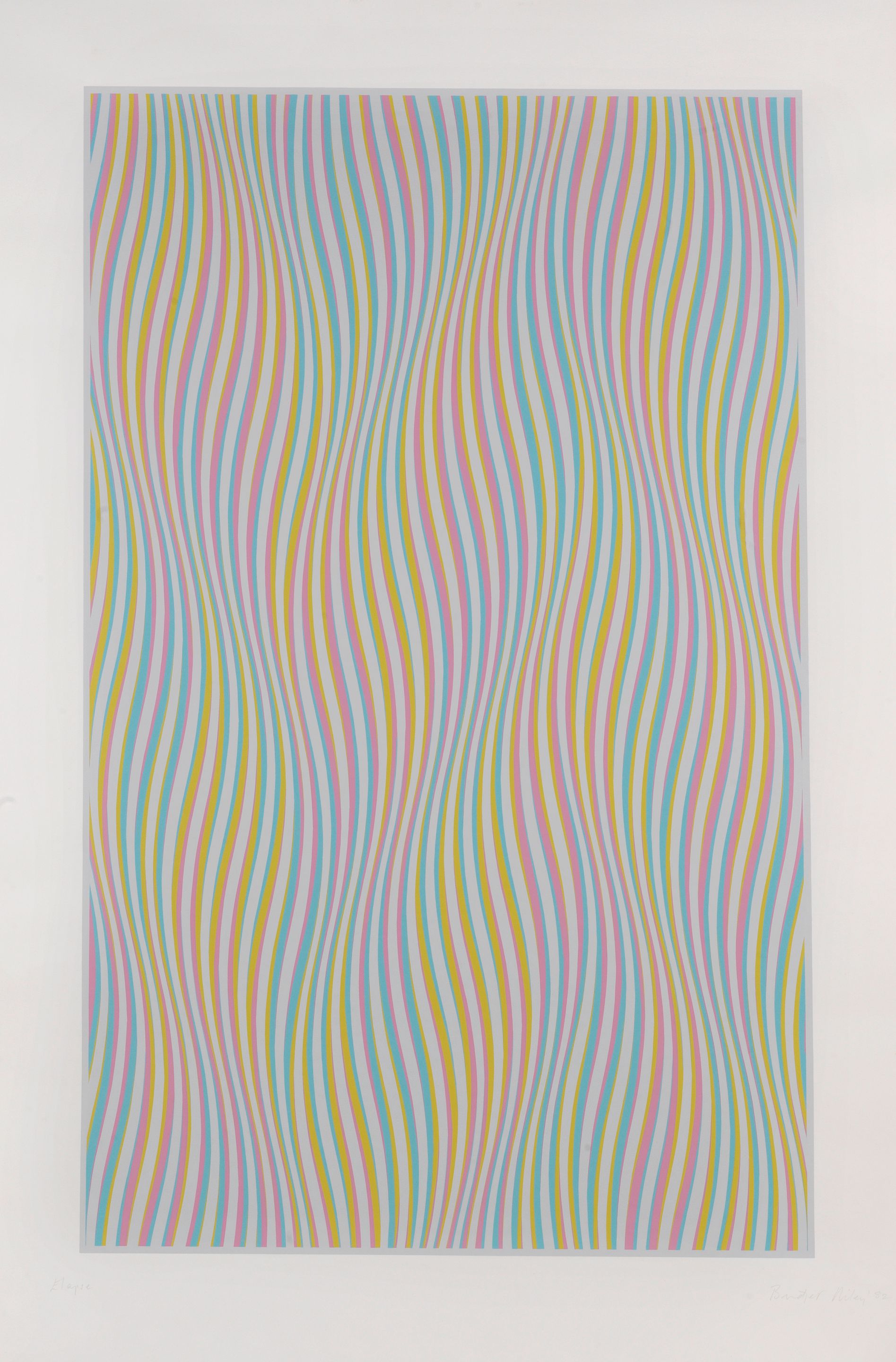 Bonhams : Bridget Riley (British, born 1931) 'Elapse', 1982