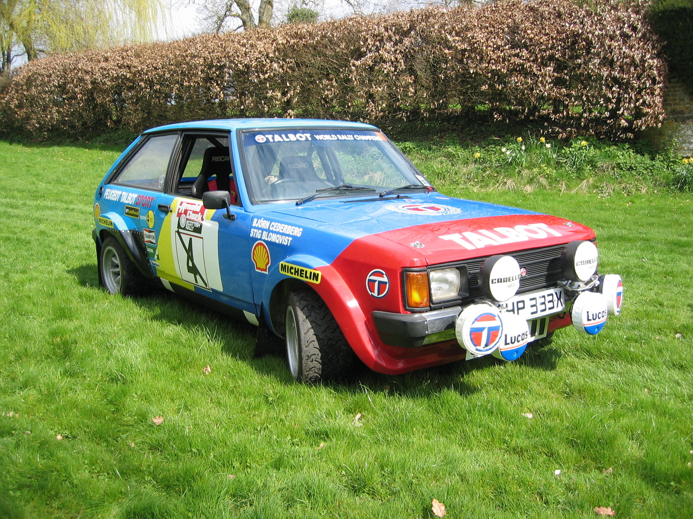 Bonhams Cars : Ex-Stig Blomqvist and Russell Brookes, 1984