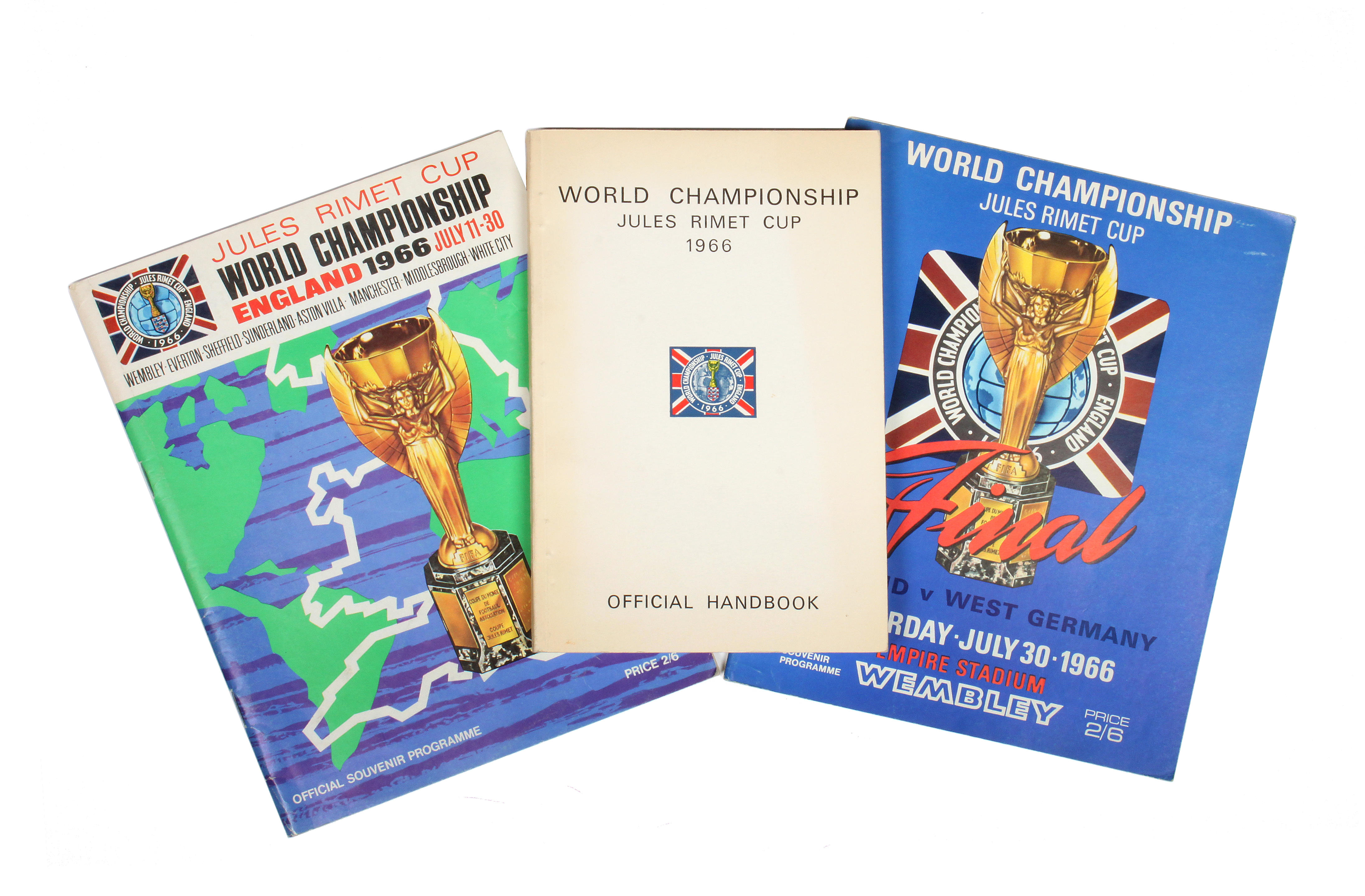 Bonhams : 1966 World Cup Final official handbook and programmes