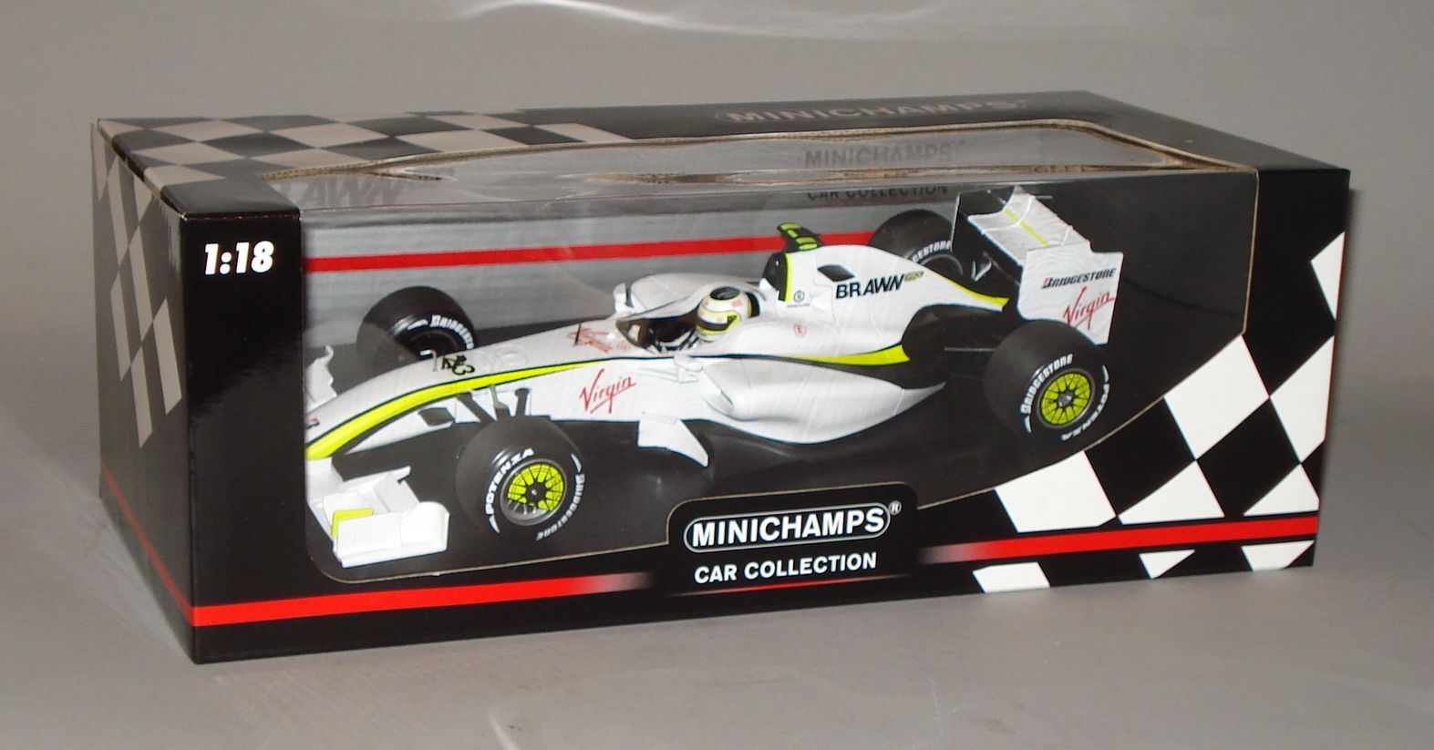 MINICHAMPS BRAWN GP BGP 001 1:18 限定版 MINICHAMPS BRAWN GP