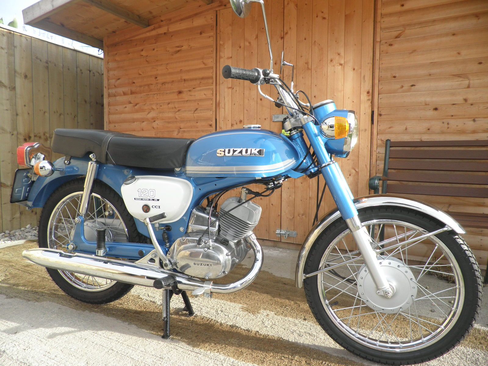 Bonhams Cars : 1976 Suzuki B120P Frame no. 183097 Engine no. 182452