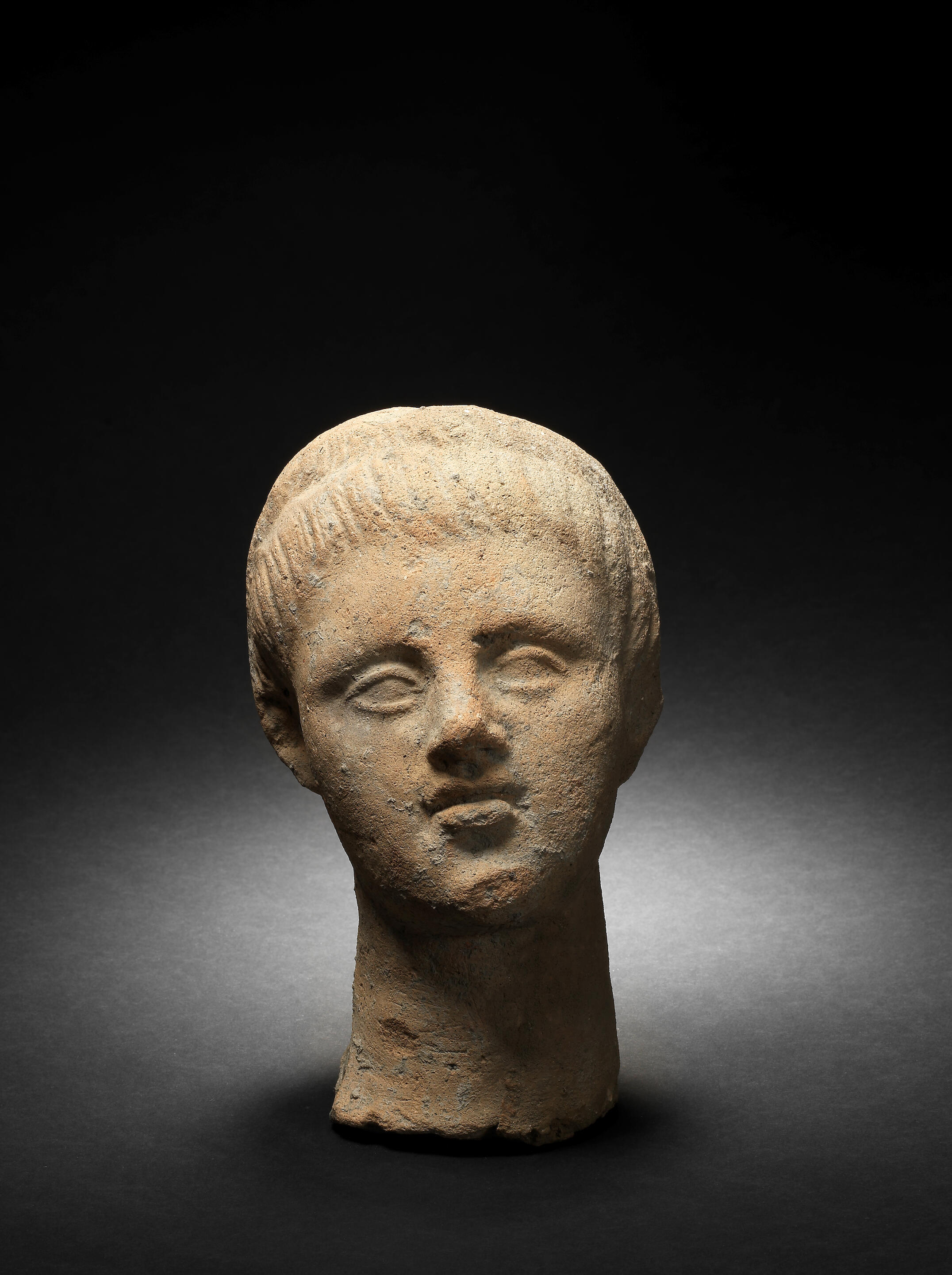 Bonhams An Etruscan hollow terracotta head