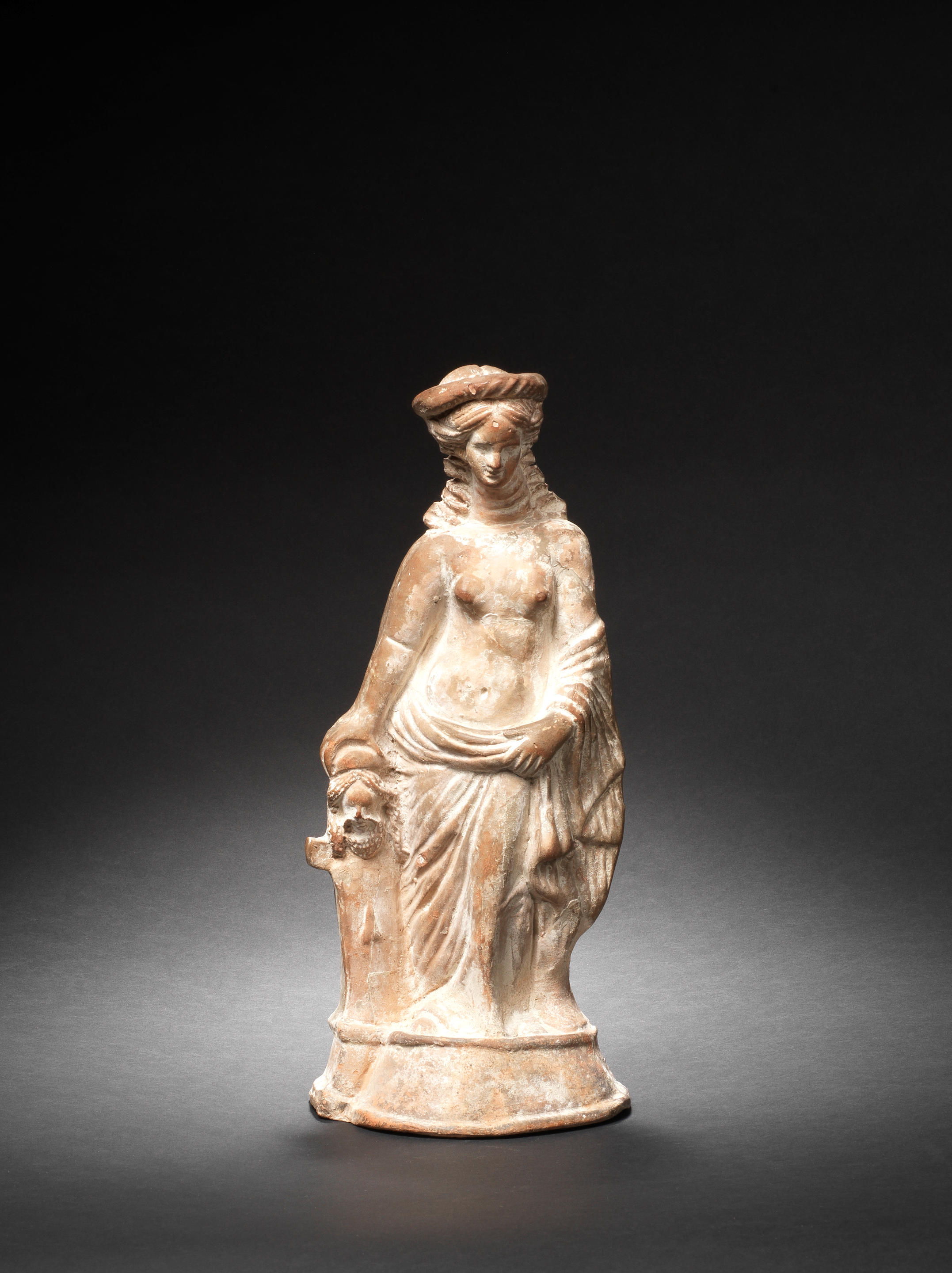 Terracotta mold of a grotesque figure, Greek, Late Hellenistic