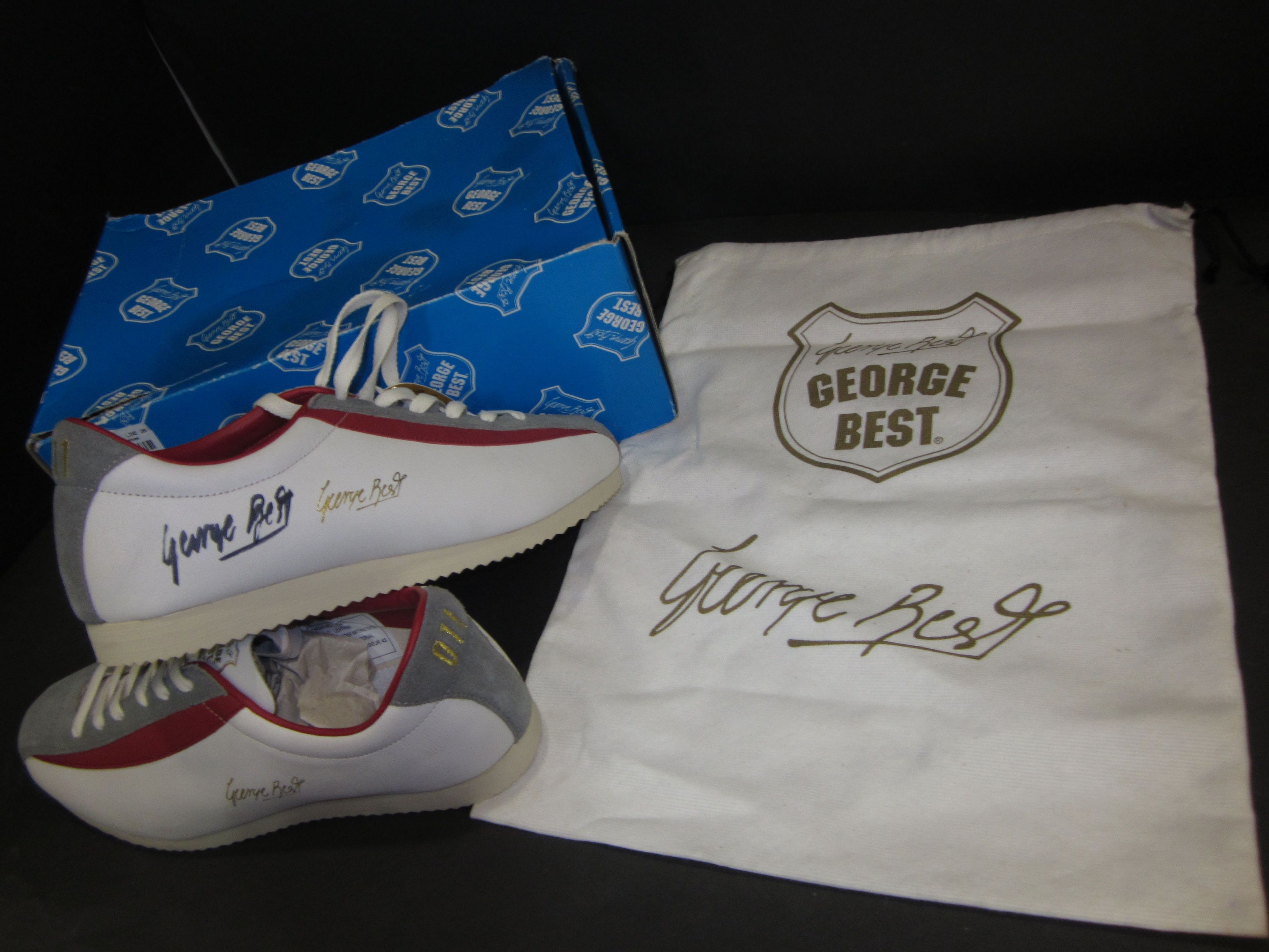 Footballer Ben Sherman George Best Trainers Bonhams A Pair Of