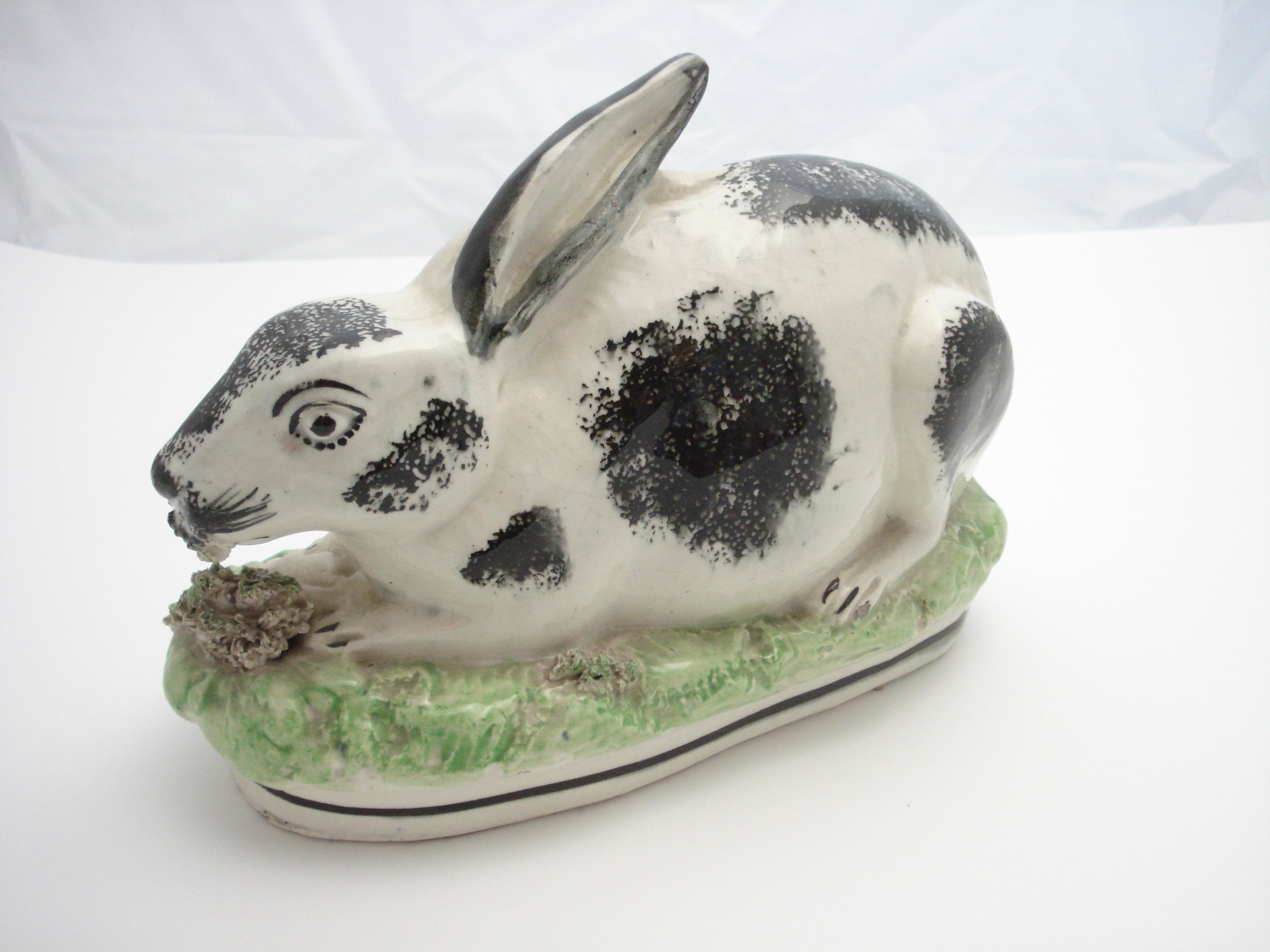 Antique Porcelain Rabbit Vintage Bunnies | Ceramic Bunnies | Ceramic