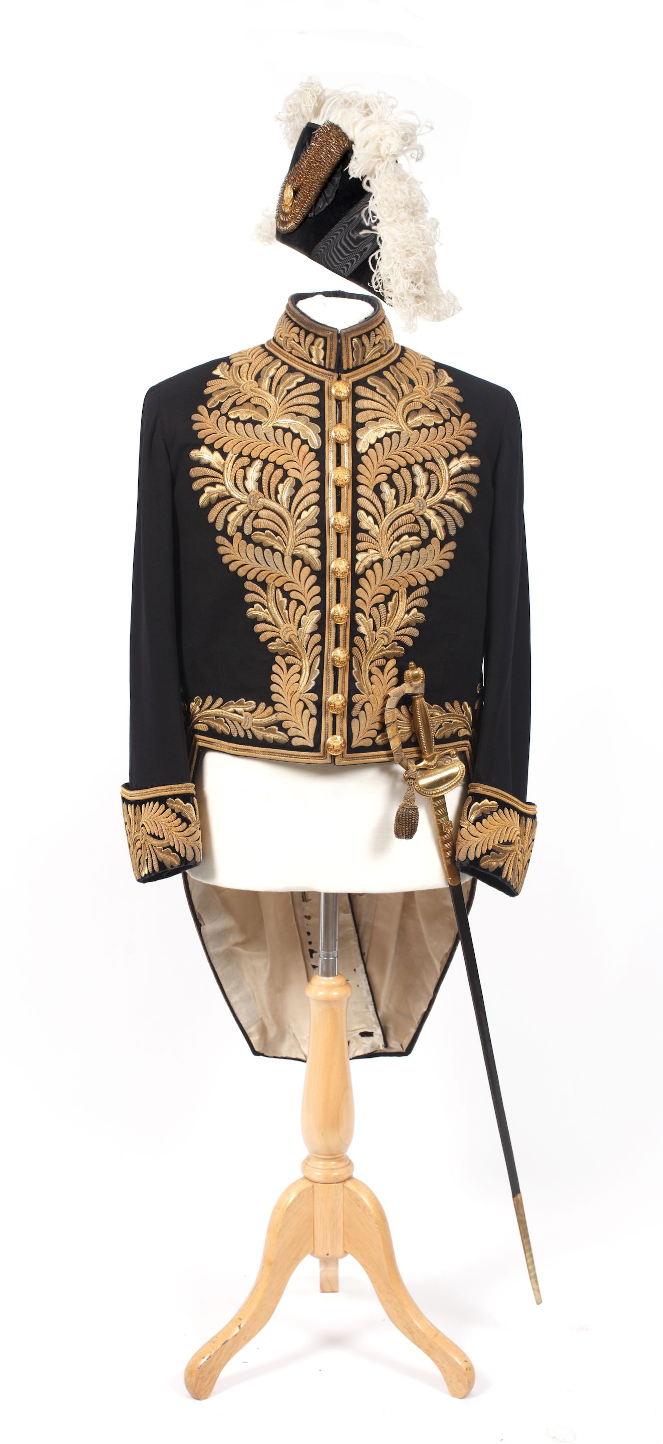 black and gold court dress of the privy council Bonhams : A Privy Counsellor's Full Dress Coatee and Cocked Hat (Civil  Uniform 1st Class)