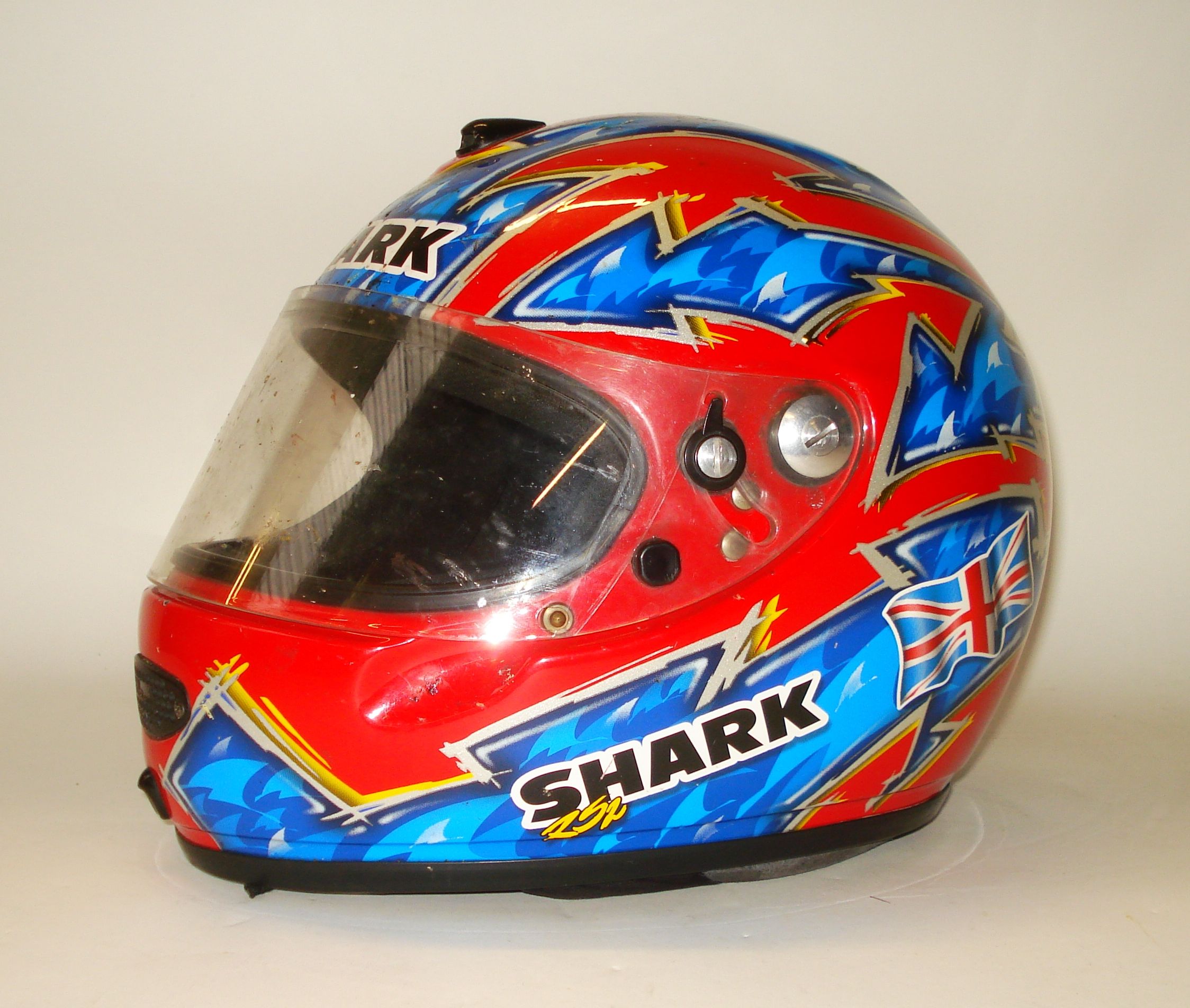 Bonhams Cars : A replica 1998 Season Carl Fogarty World Superbike helmet,  by Shark,
