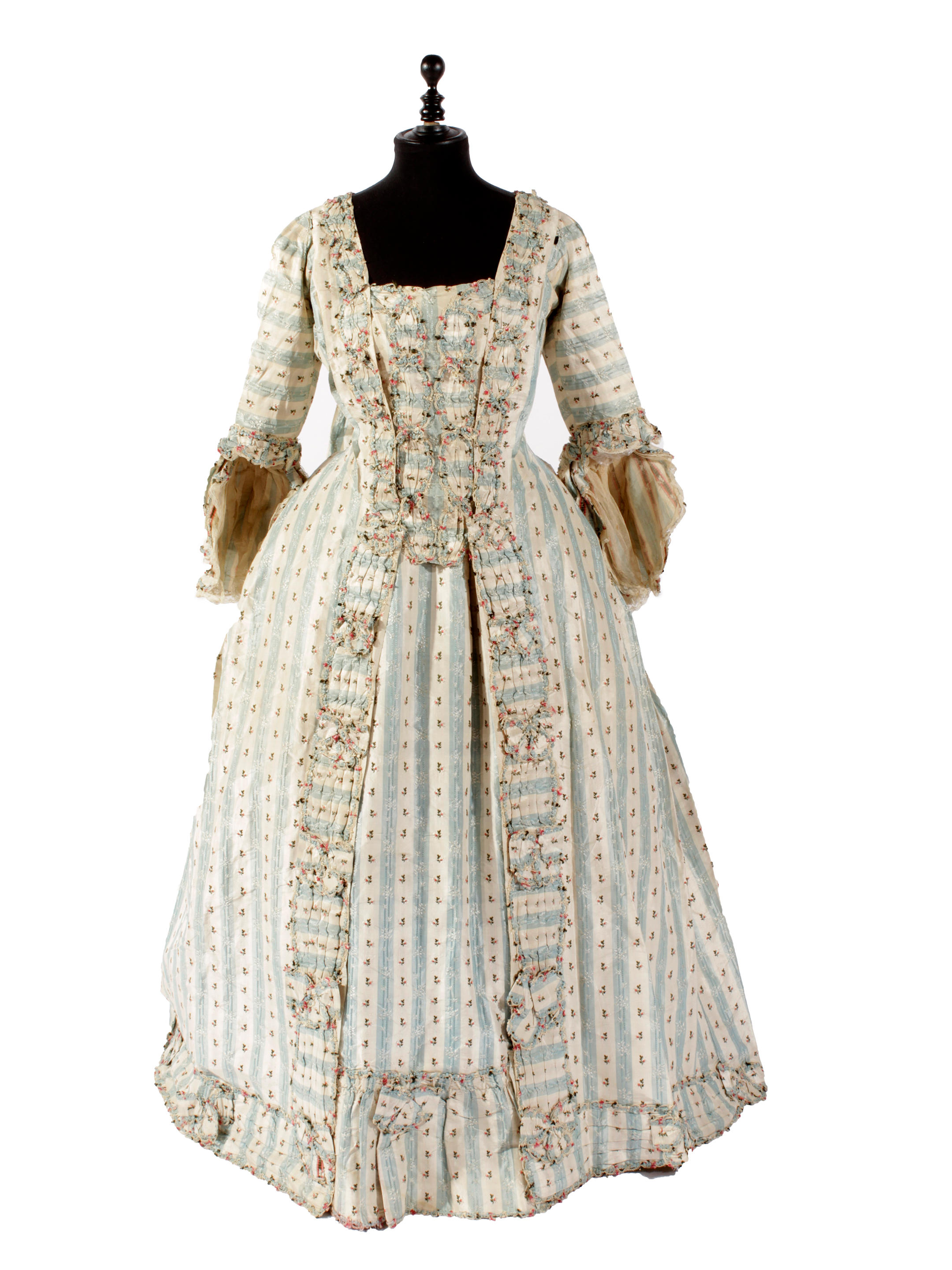 Bonhams : A mid 18th century sack-back gown (robe à la Française)