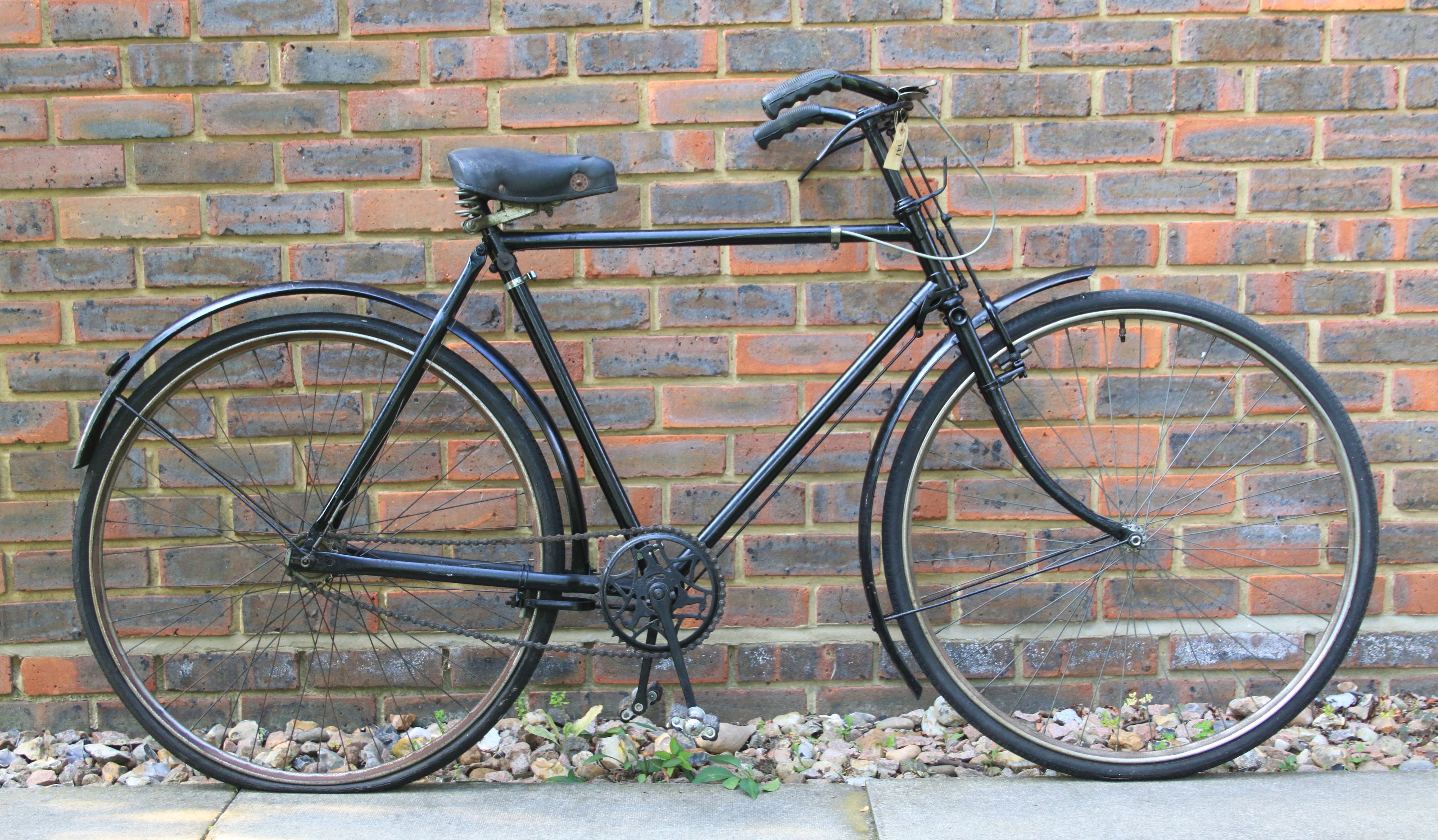 Bonhams Cars A gents' Raleigh bicycle, circa 1930,