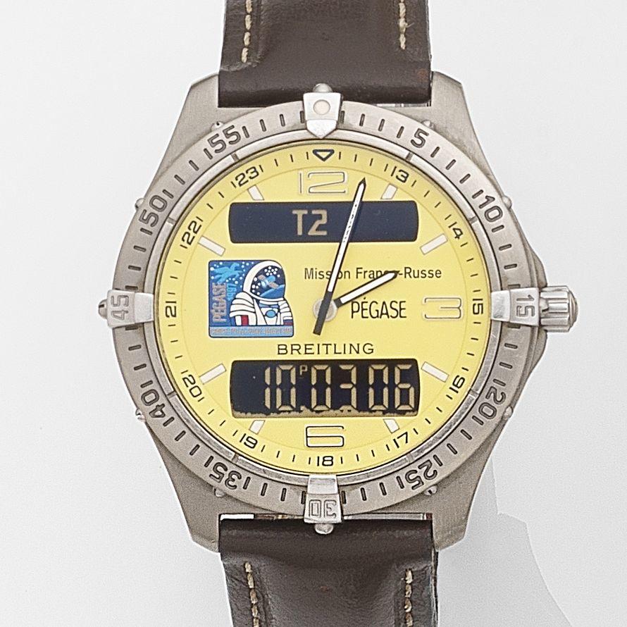 breitling aerospace yellow dial