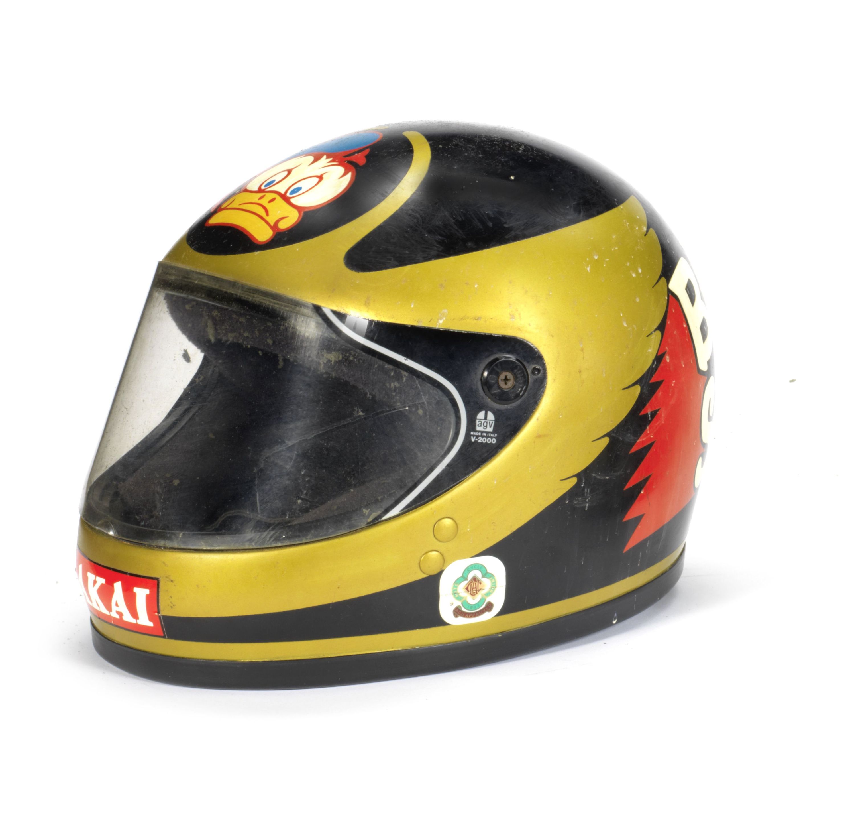 Miniature Altaya 1/5e : Casque Barry Sheene MotoGP 1978 - État Parfait