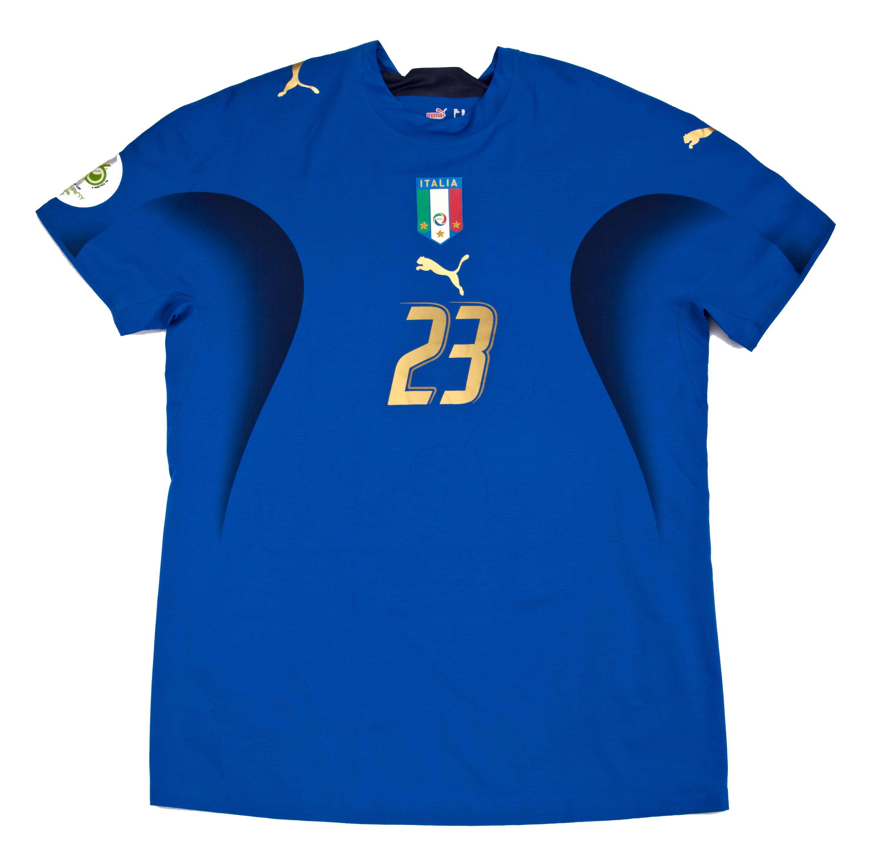 Bonhams 2006 World Cup semi-final Marco Materazzi match worn