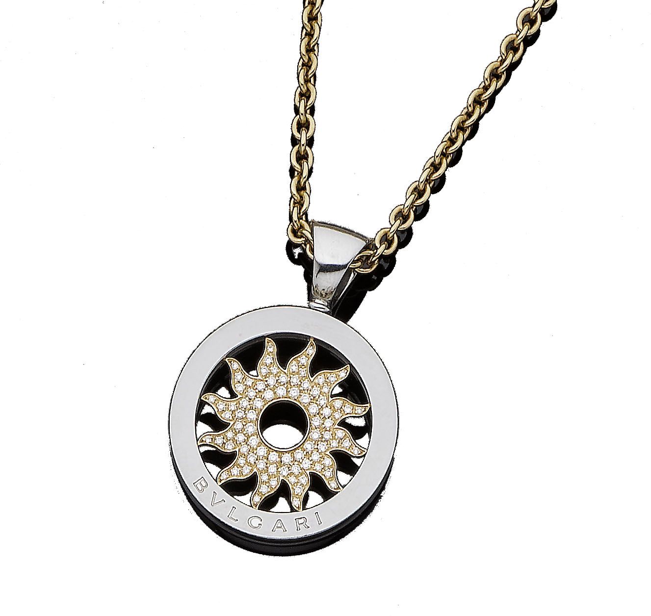 Bonhams A diamond-set 'Tondo' sun pendant, by Bulgari