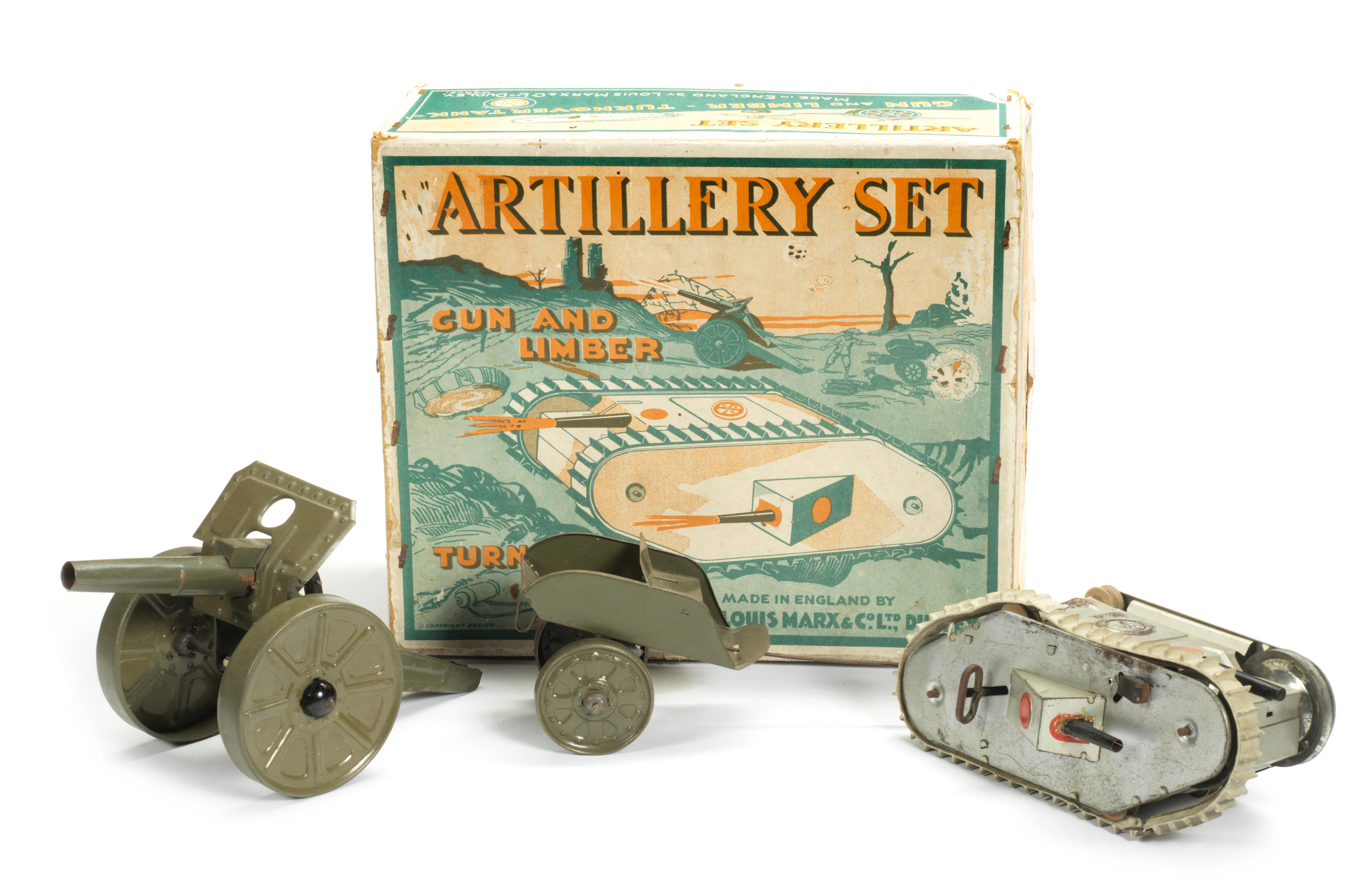 Green Painted Ammunition 'Limber' Chest - Late 19th Century
