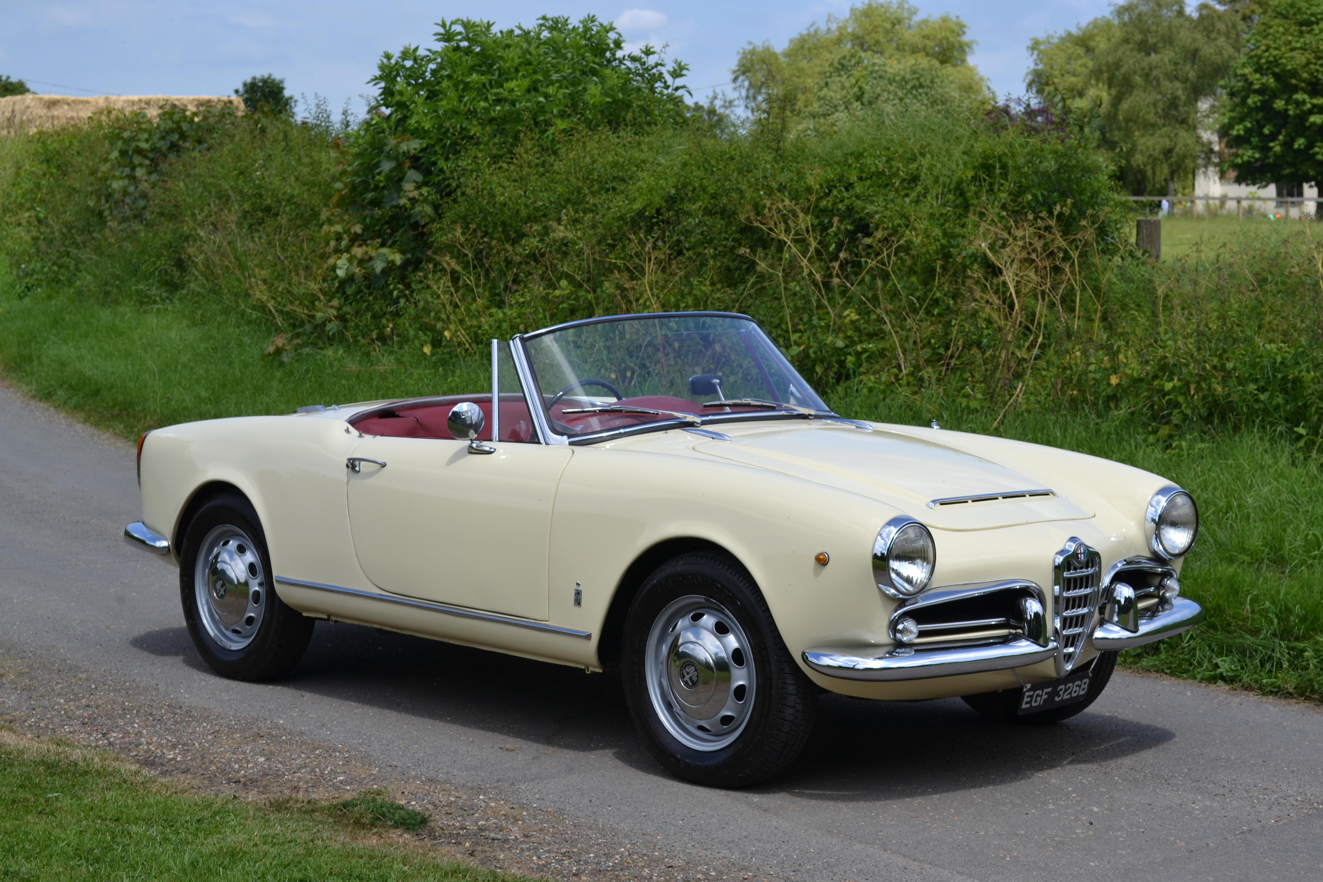 Bonhams Cars : 1964 Alfa Romeo Giulia 1600 Spider Veloce Chassis