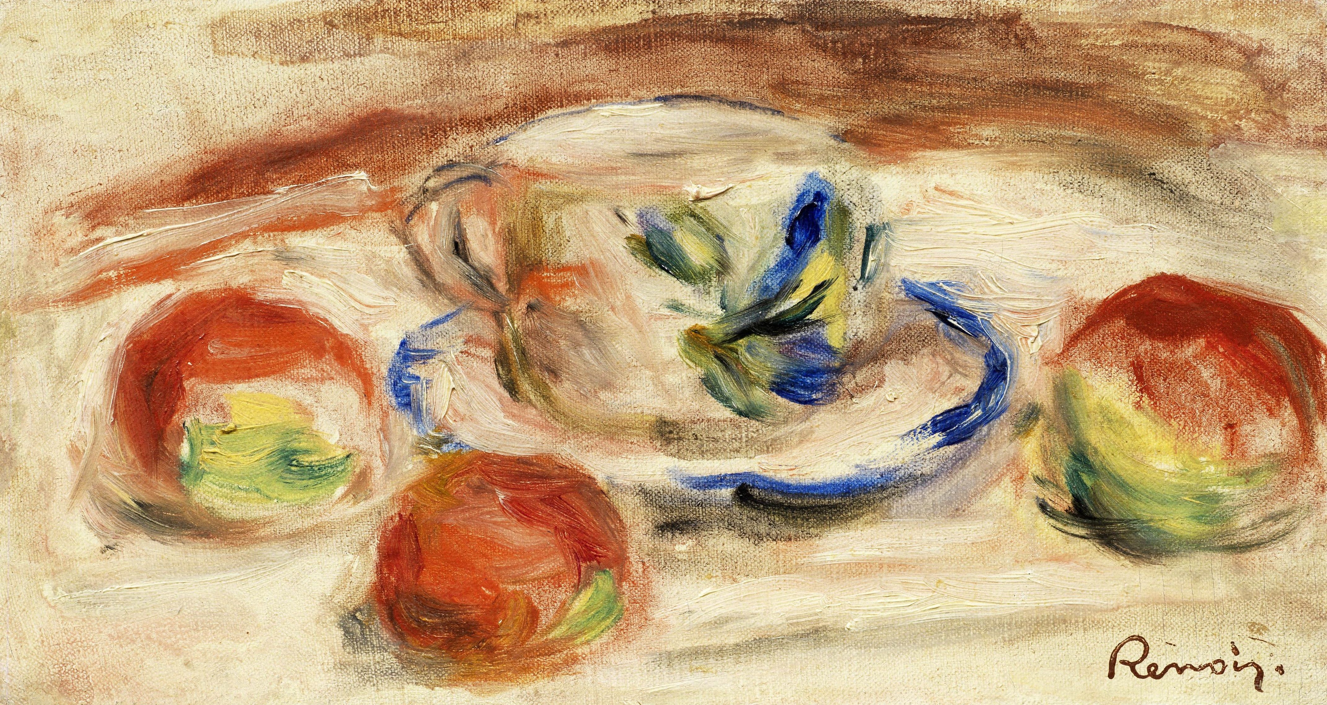 Bonhams : Pierre-Auguste Renoir (French, 1841-1919) Nature morte à 