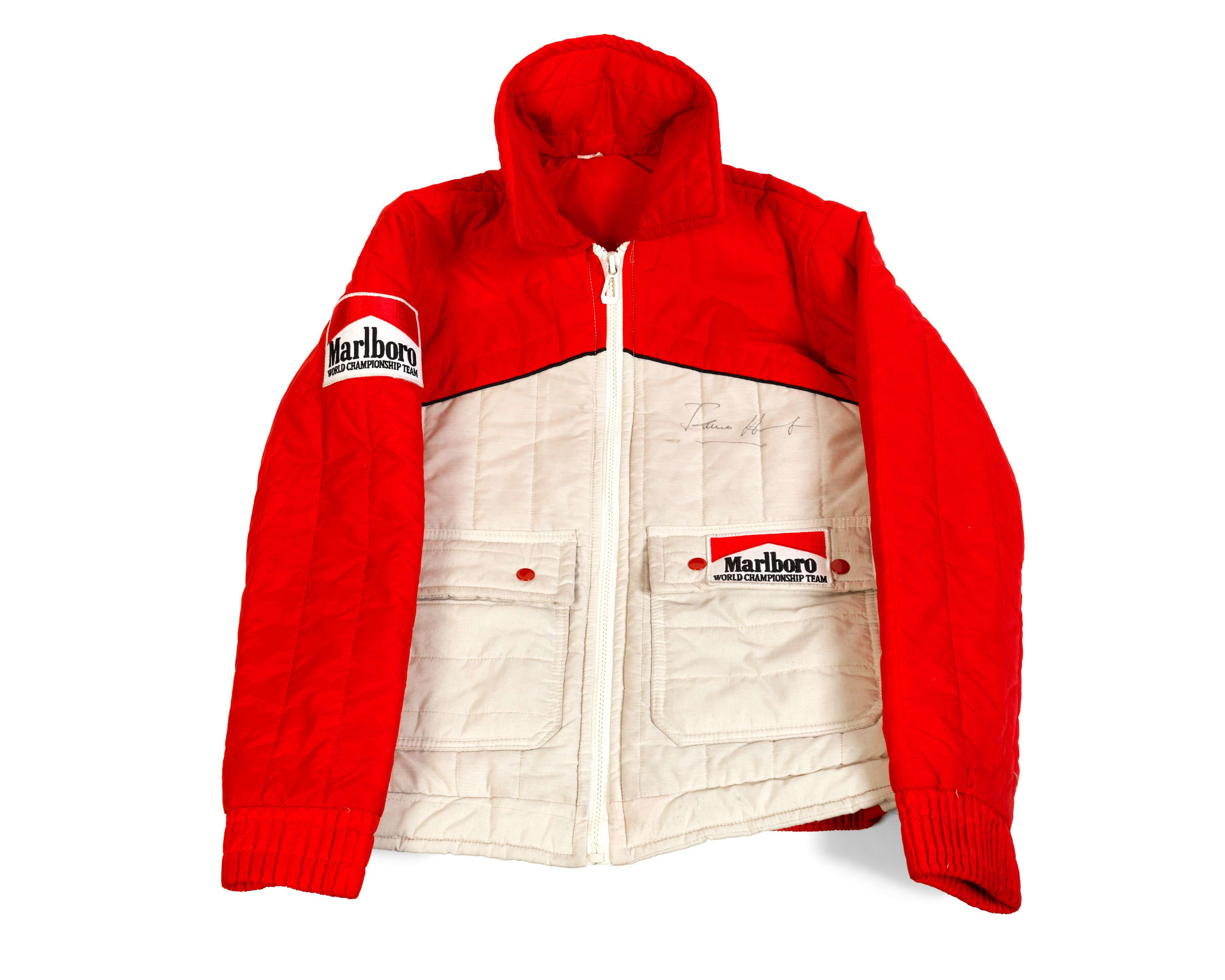 Bonhams Cars : A James Hunt Signed Marlboro World Championship 