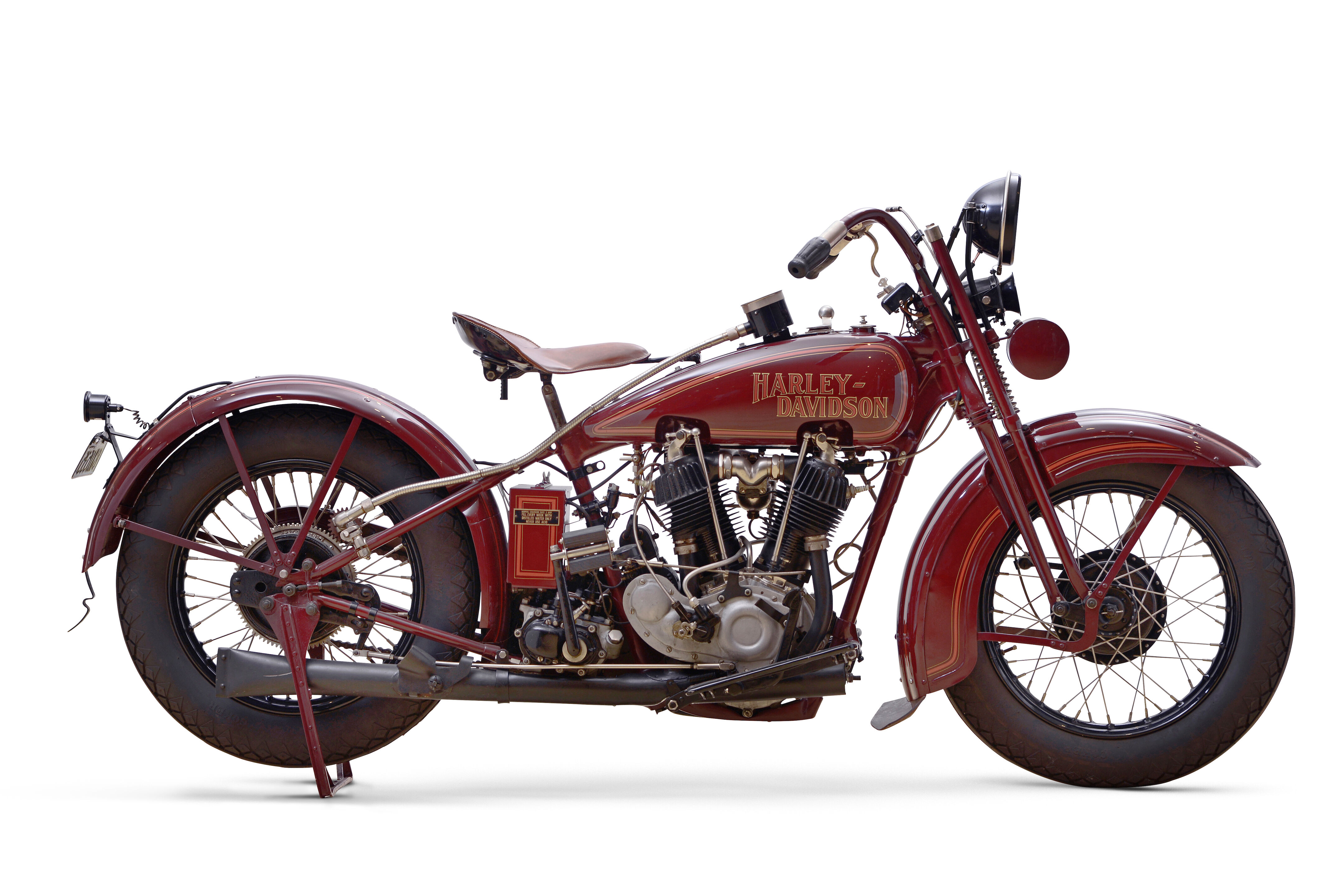 Harley Davidson 1928 JDH Twin Cam – 1/18 Modell Motorrad, Metall & Plastik, 13 Cm, Mit Sockel