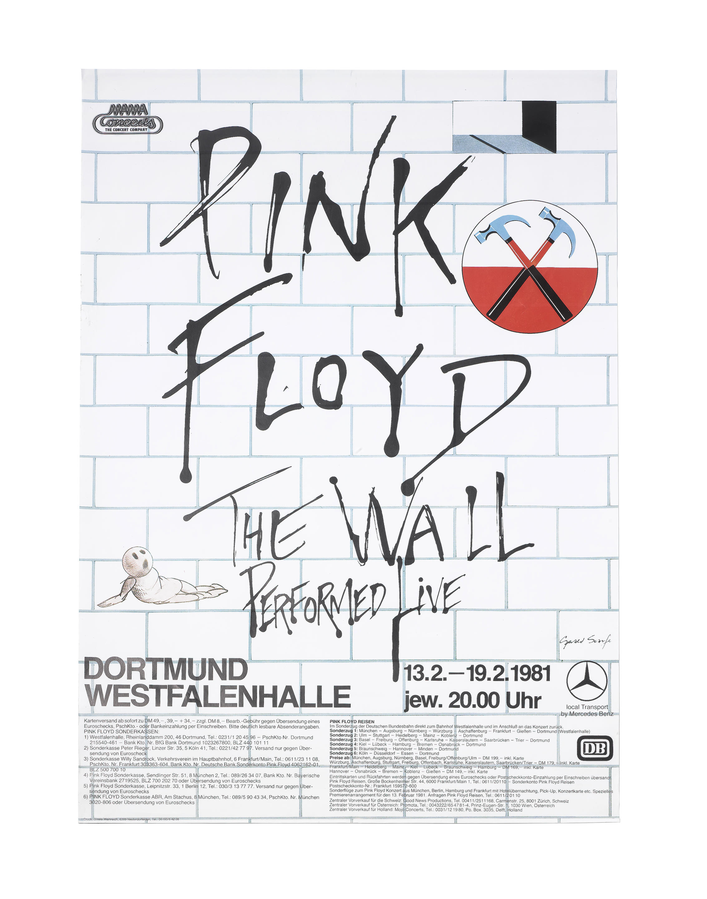 Pink Floyd Memorabilia for Sale at Online Auction