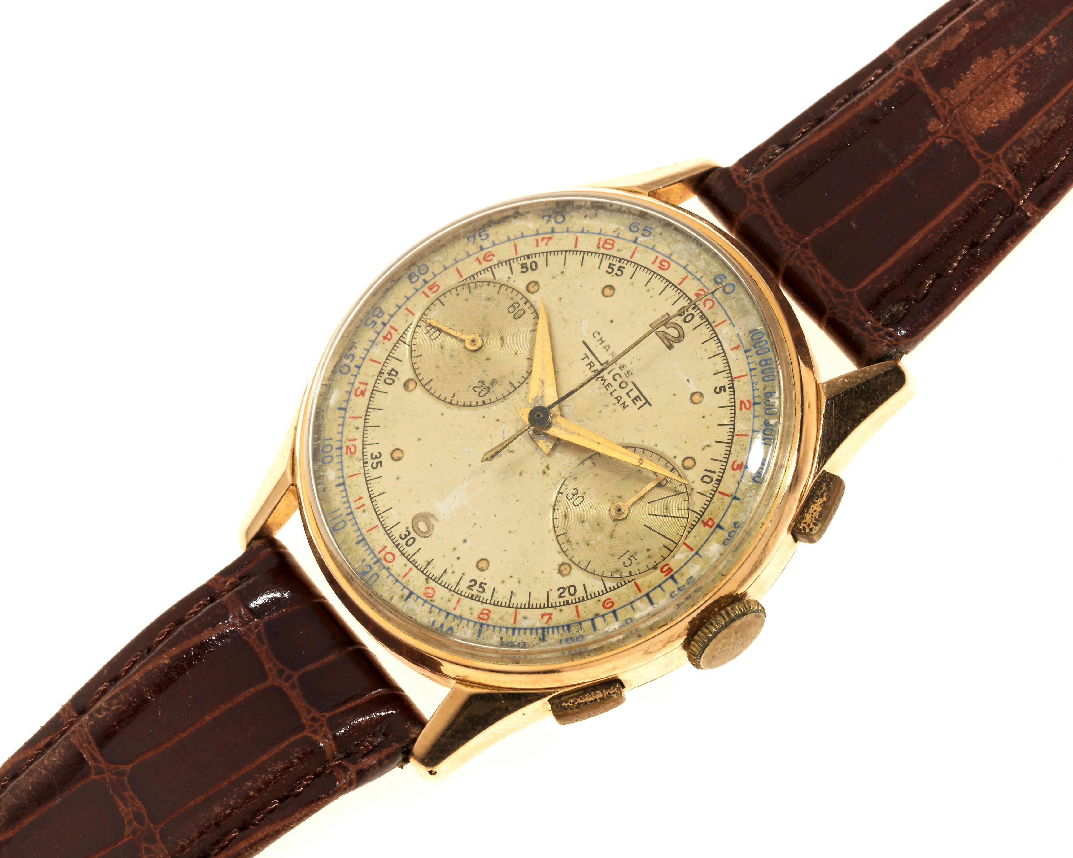 Bonhams : Charles Nicolet. An 18K rose gold manual wind 