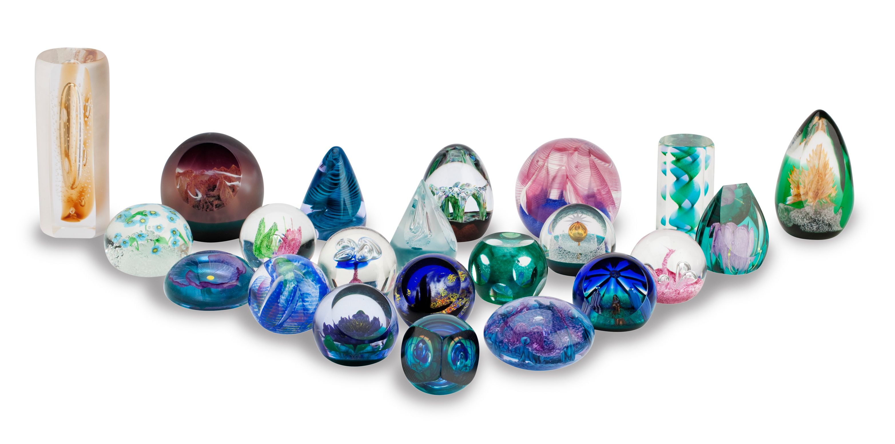 Bonhams A collection of twenty one Caithness Glass paperweights