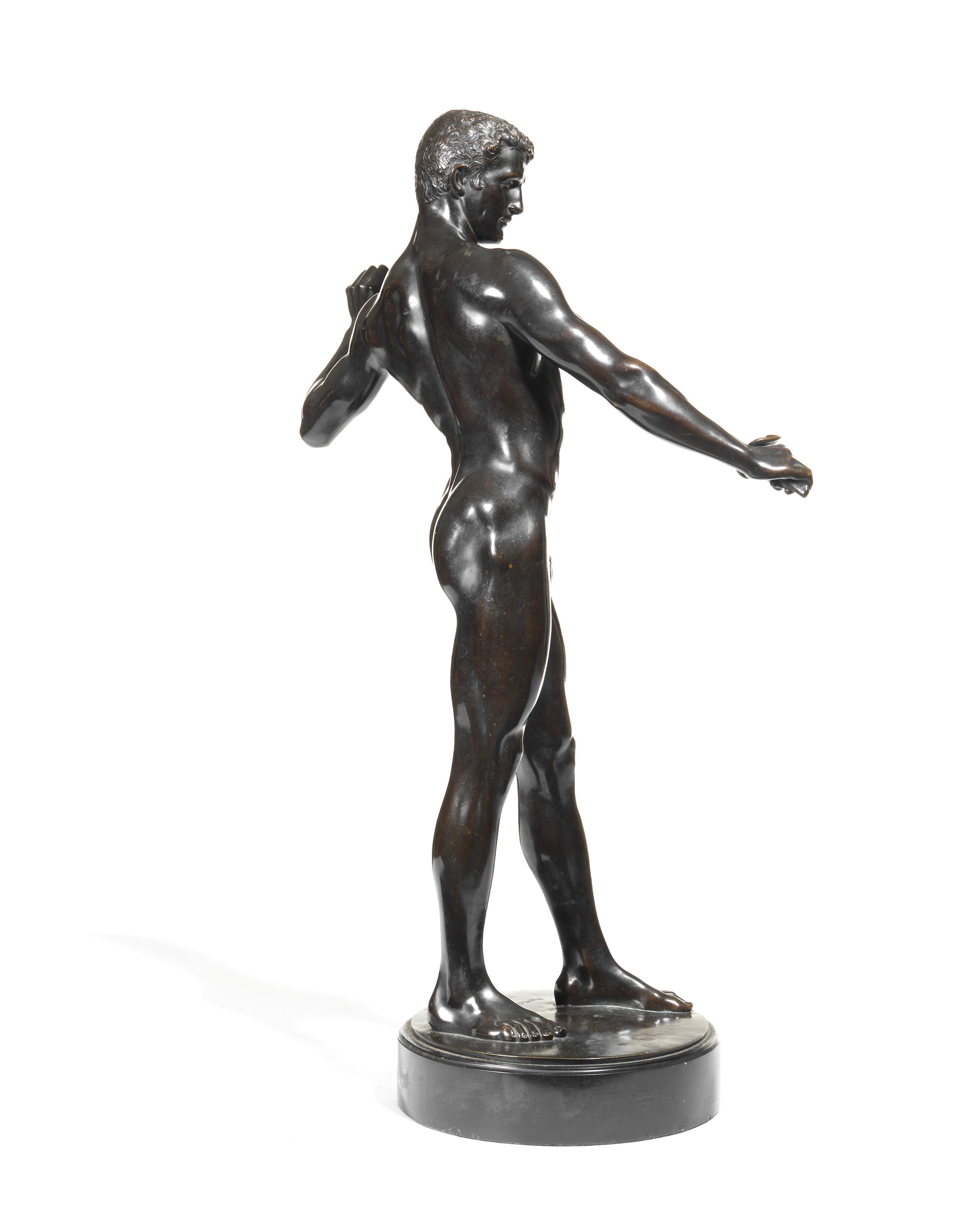 Bonhams : Rudolf Marcuse (German, 1878-1928); A patinated bronze figure ...