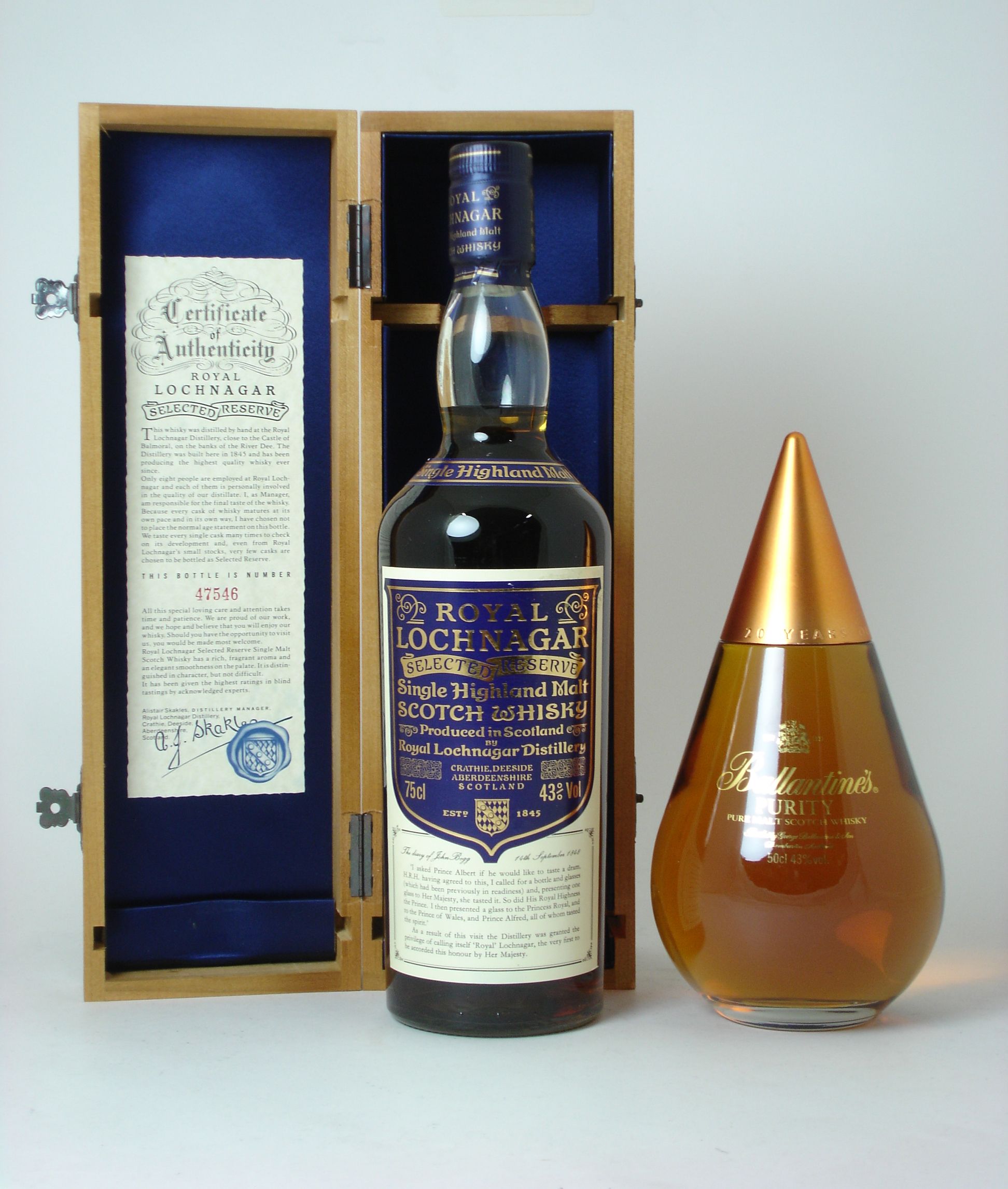 Bonhams : Royal Lochnagar Selected Reserve Ballantine
