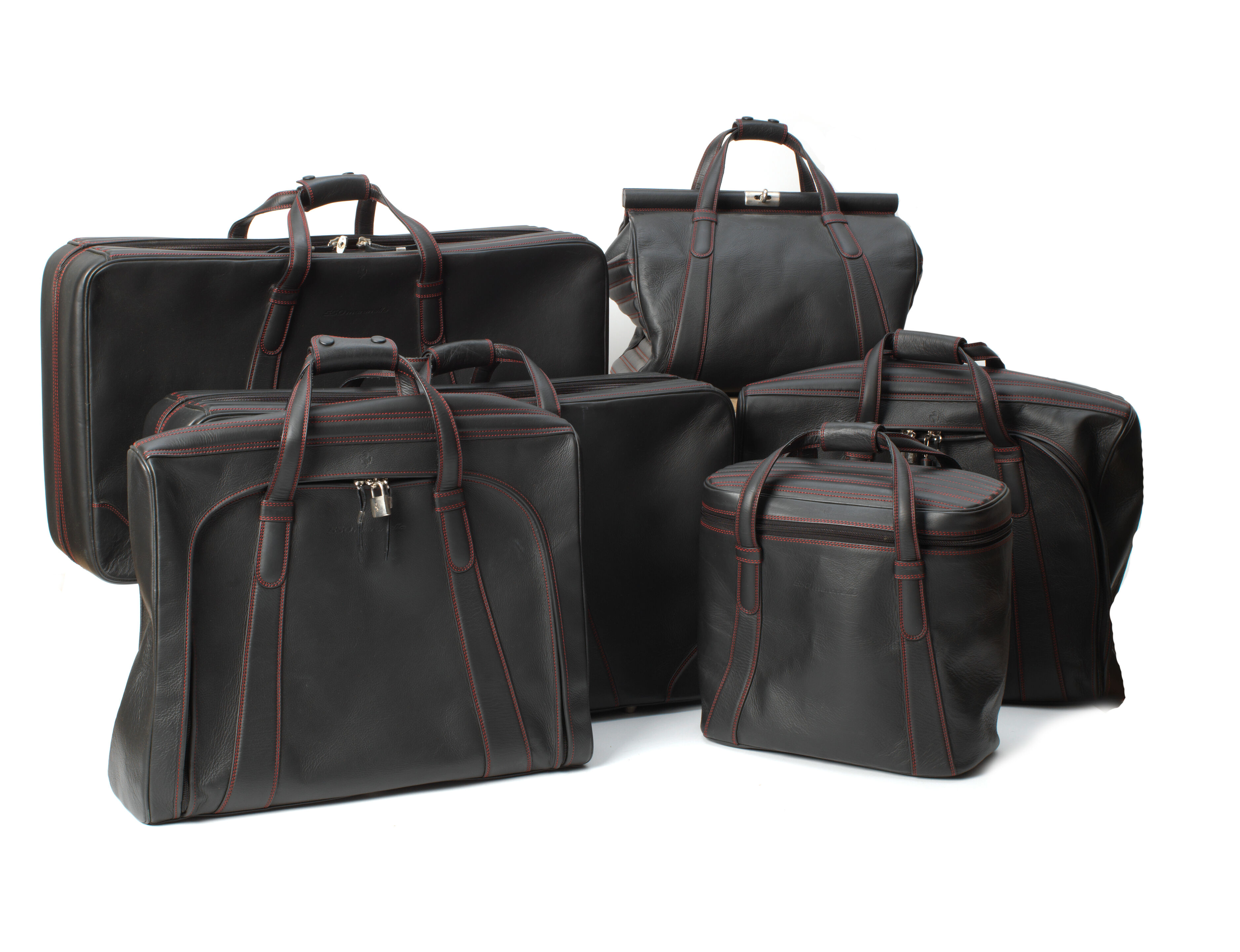 Bonhams Cars : A six piece set of Ferrari 550 Maranello luggage By 
